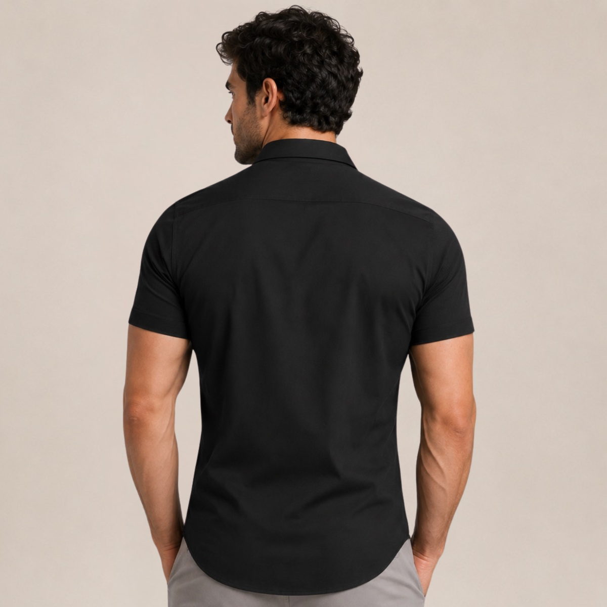 La camisa de cuello abotonado clásico