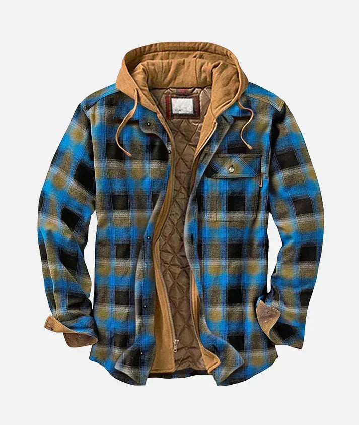Chaqueta de patchwork a cuadros