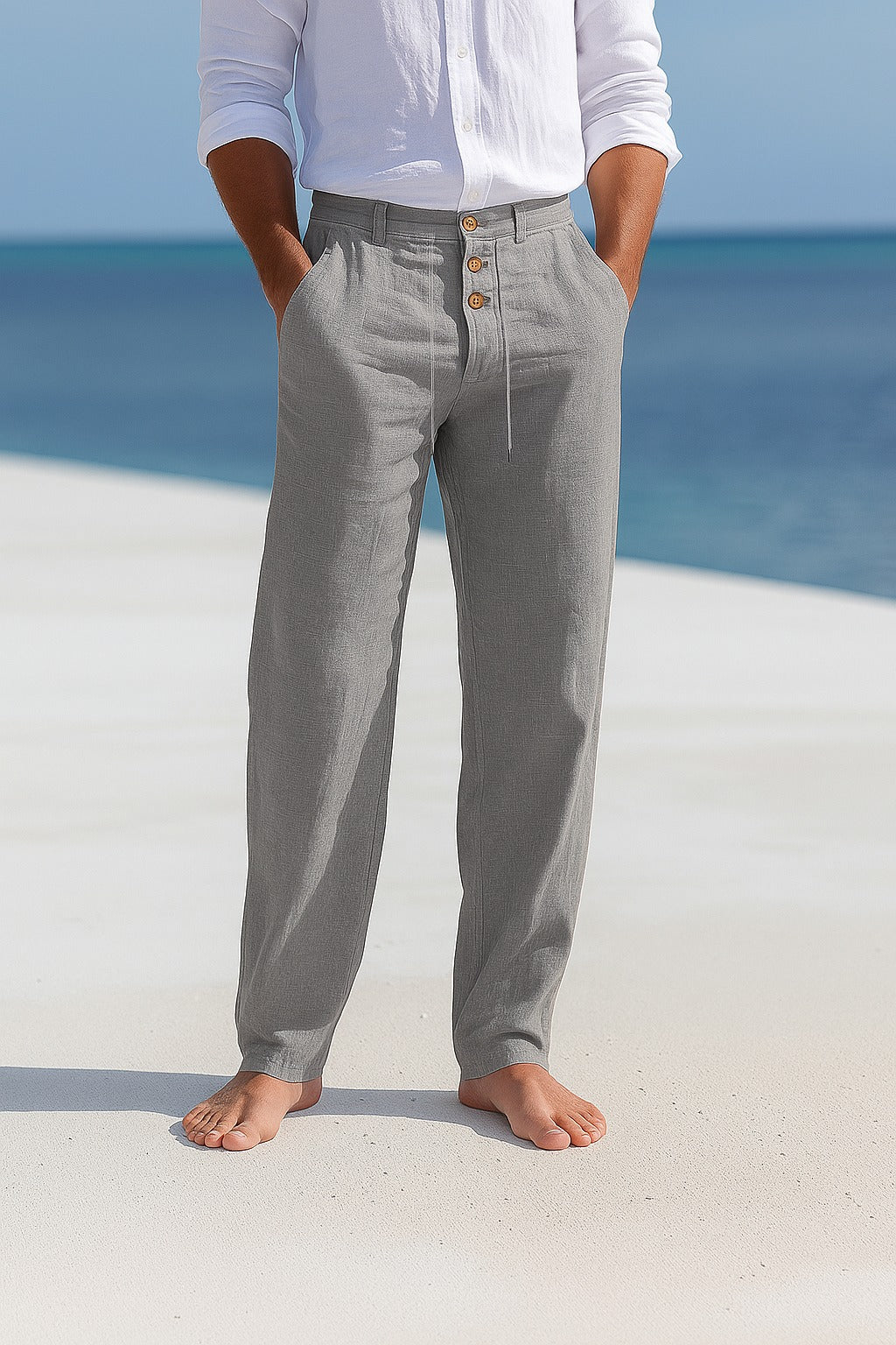Matteo Pantalones ligeros de verano de lino