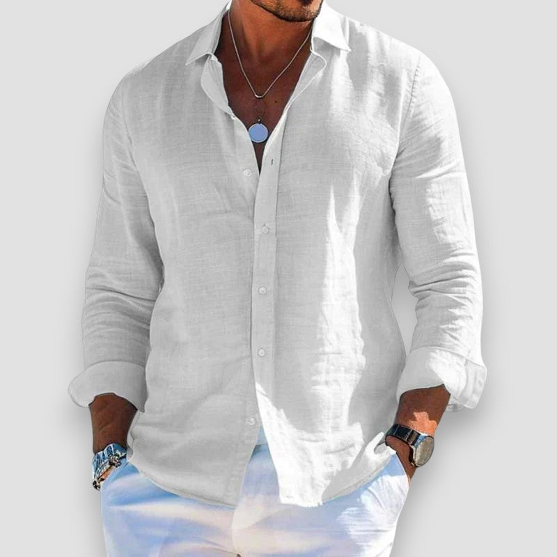 Antonio Camisa de verano de tejido suave