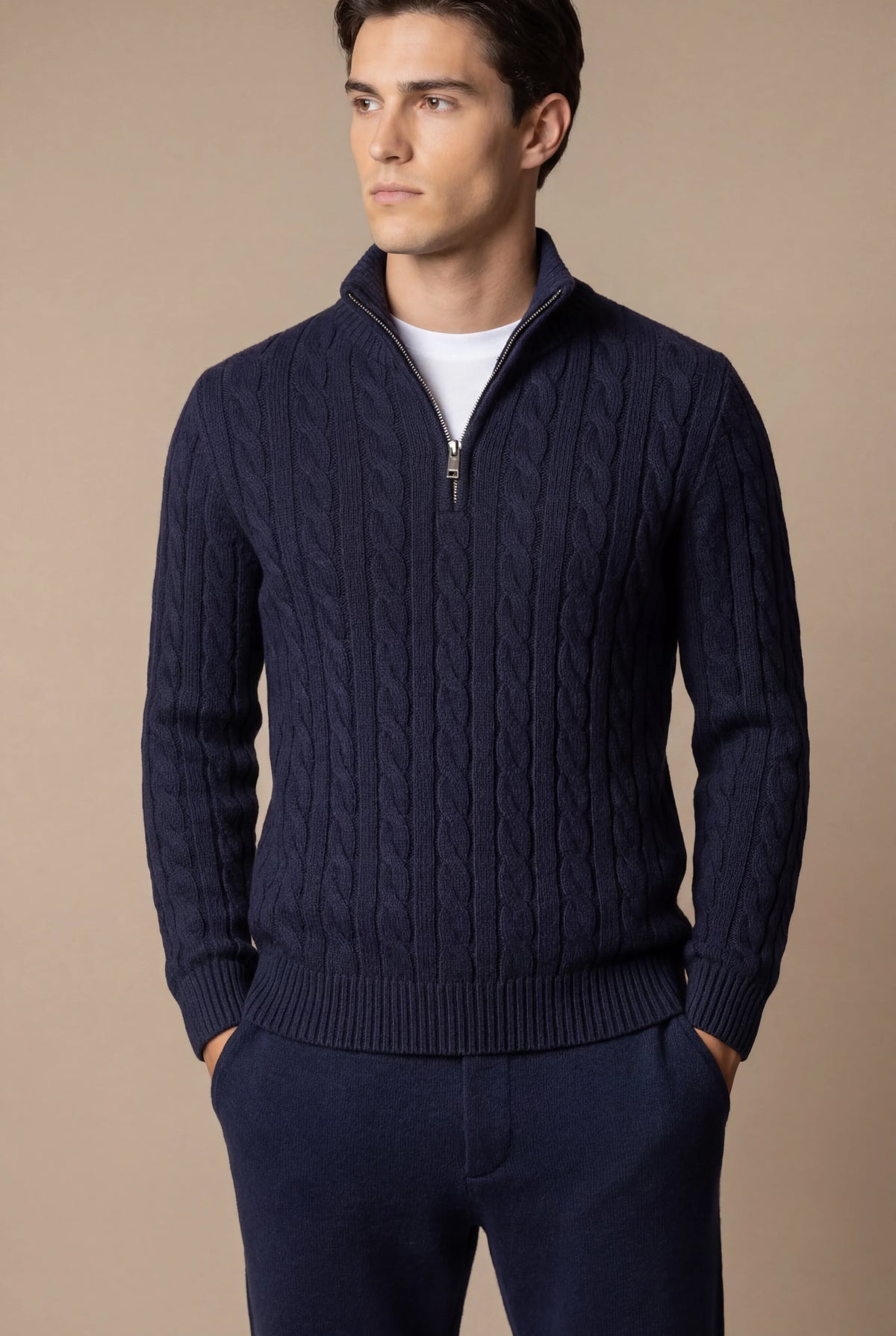 Cardigan azul marino