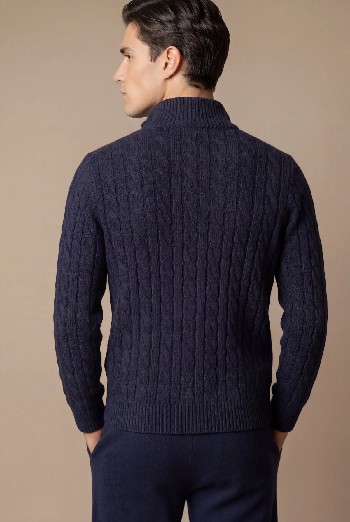 Cardigan azul marino