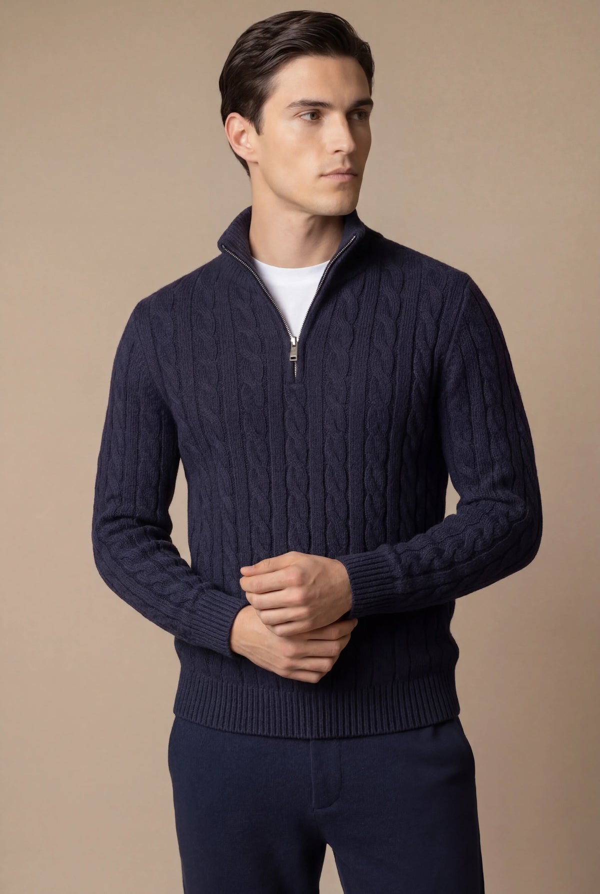 Cardigan azul marino