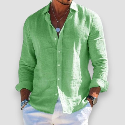 Antonio Camisa de verano de tejido suave
