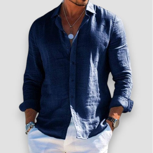 Antonio Camisa de verano de tejido suave