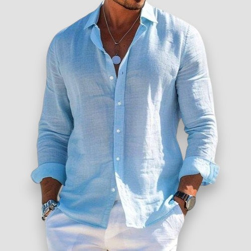 Antonio Camisa de verano de tejido suave