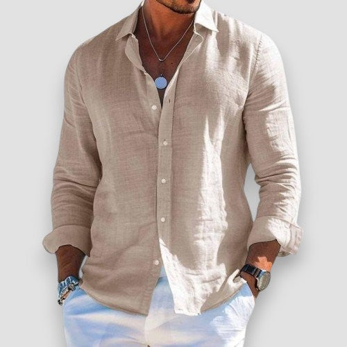 Antonio Camisa de verano de tejido suave