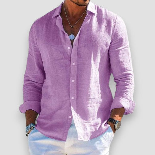 Antonio Camisa de verano de tejido suave