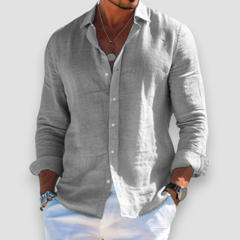 Antonio Camisa de verano de tejido suave