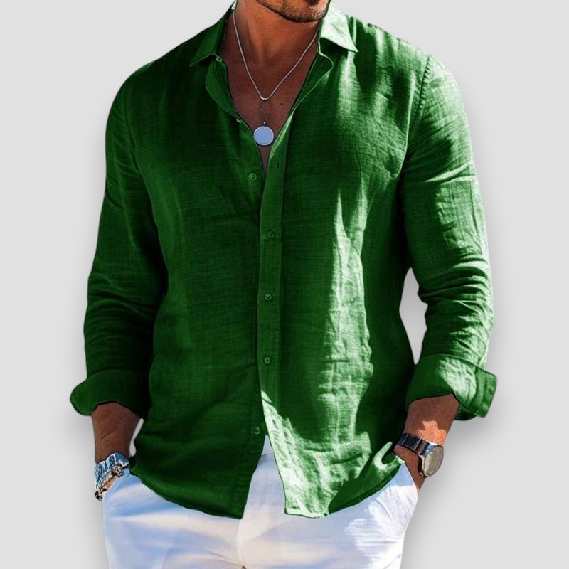 Antonio Camisa de verano de tejido suave